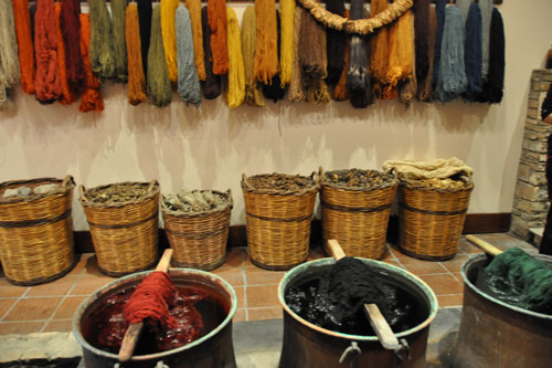 Dyeing exhibit